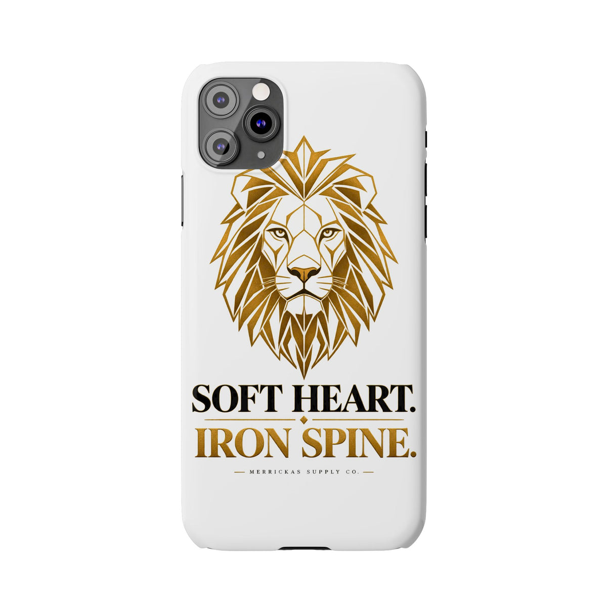 Soft Heart Iron Spine Phone Case