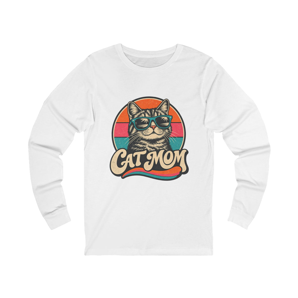 Cat Mom Long Sleeve Tee