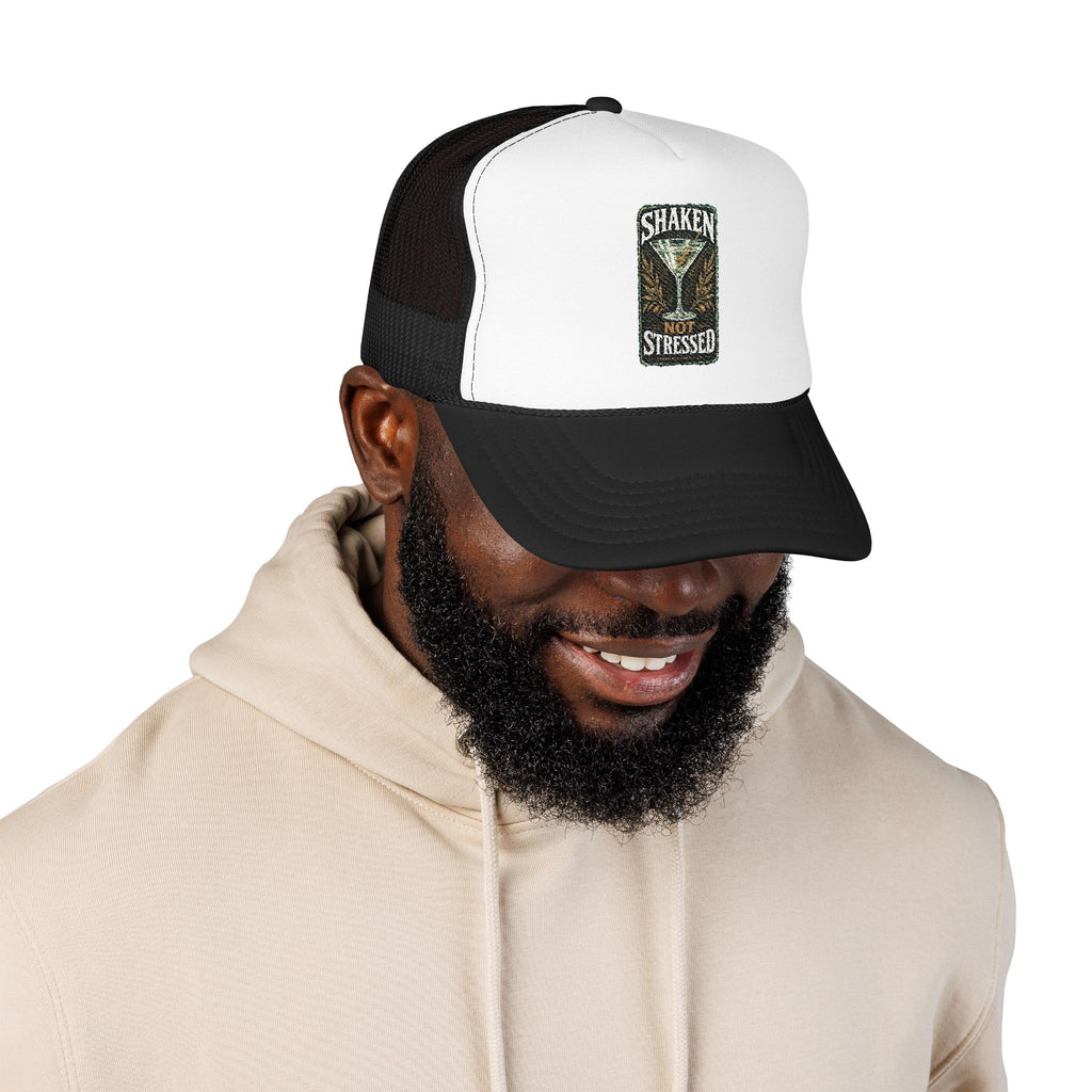 Shaken Not Stressed Foam Trucker Hat
