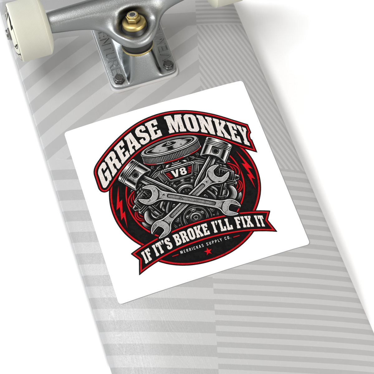 Grease Monkey Sticker