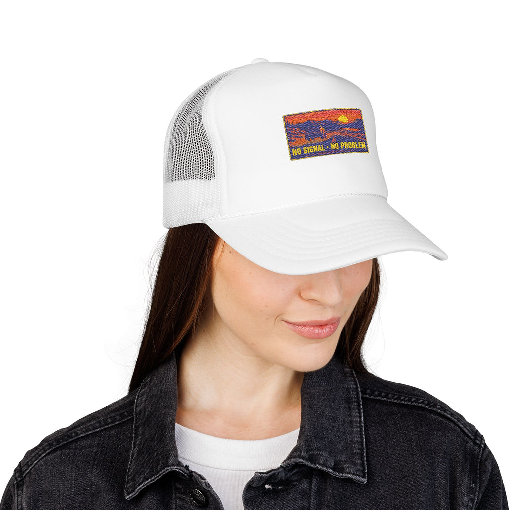 No Signal No Problem Foam Trucker Hat