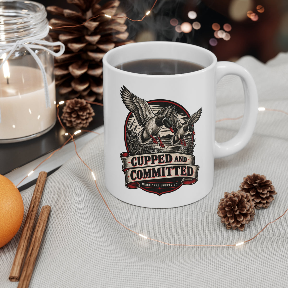 Cupped And Committed Coffee Mug 11oz