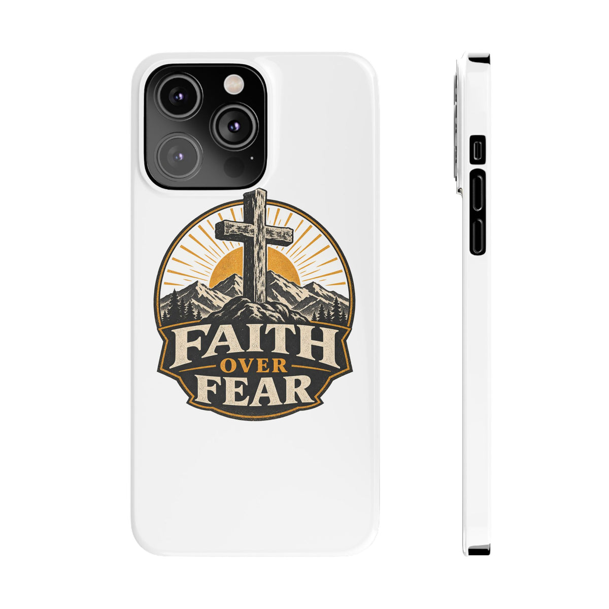 Faith Over Fear Phone Case