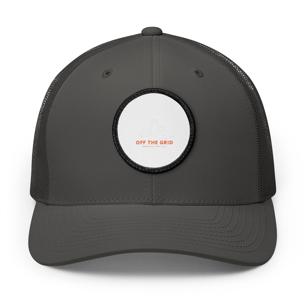 Off The Grid Leather Patch Trucker Cap