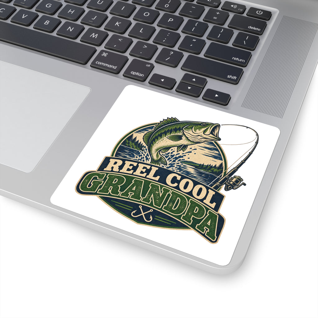 Reel Cool Grandpa Sticker