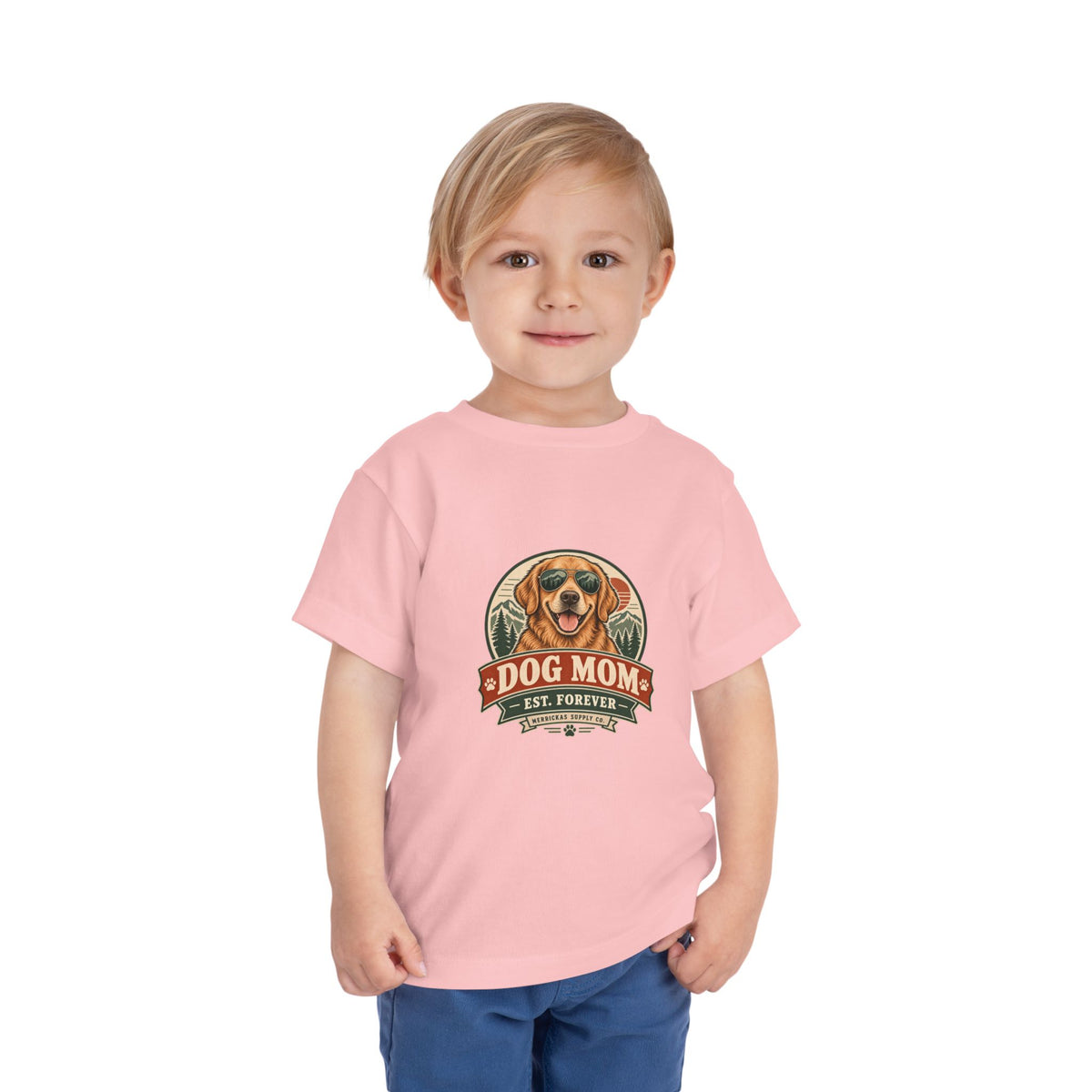 Dog Mom Est. Forever Toddler Tee