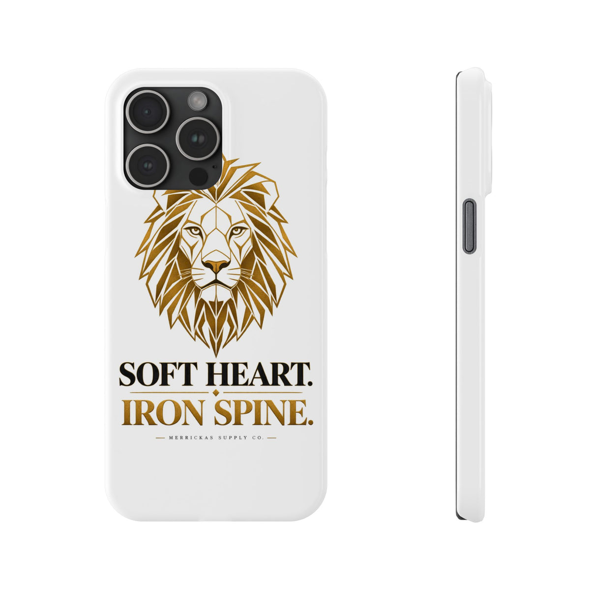 Soft Heart Iron Spine Phone Case