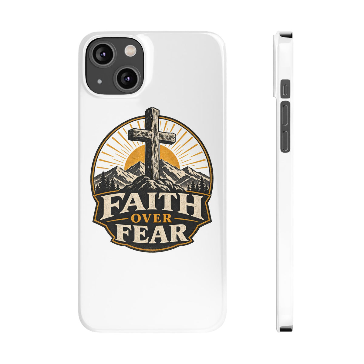 Faith Over Fear Phone Case