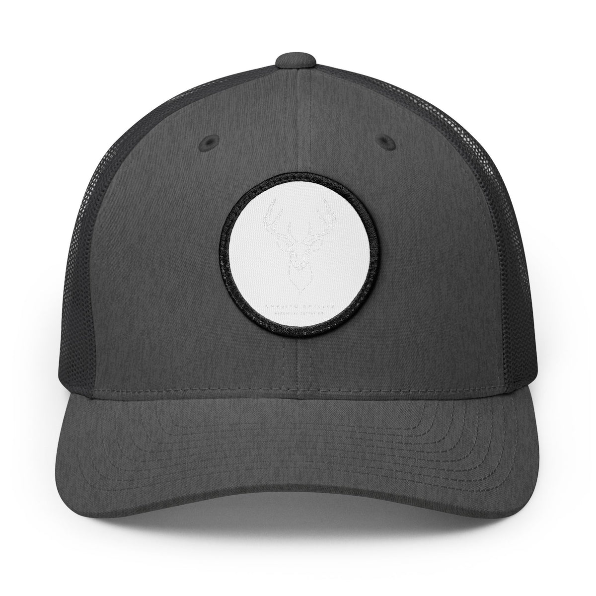 Chasing Antlers Leather Patch Trucker Cap