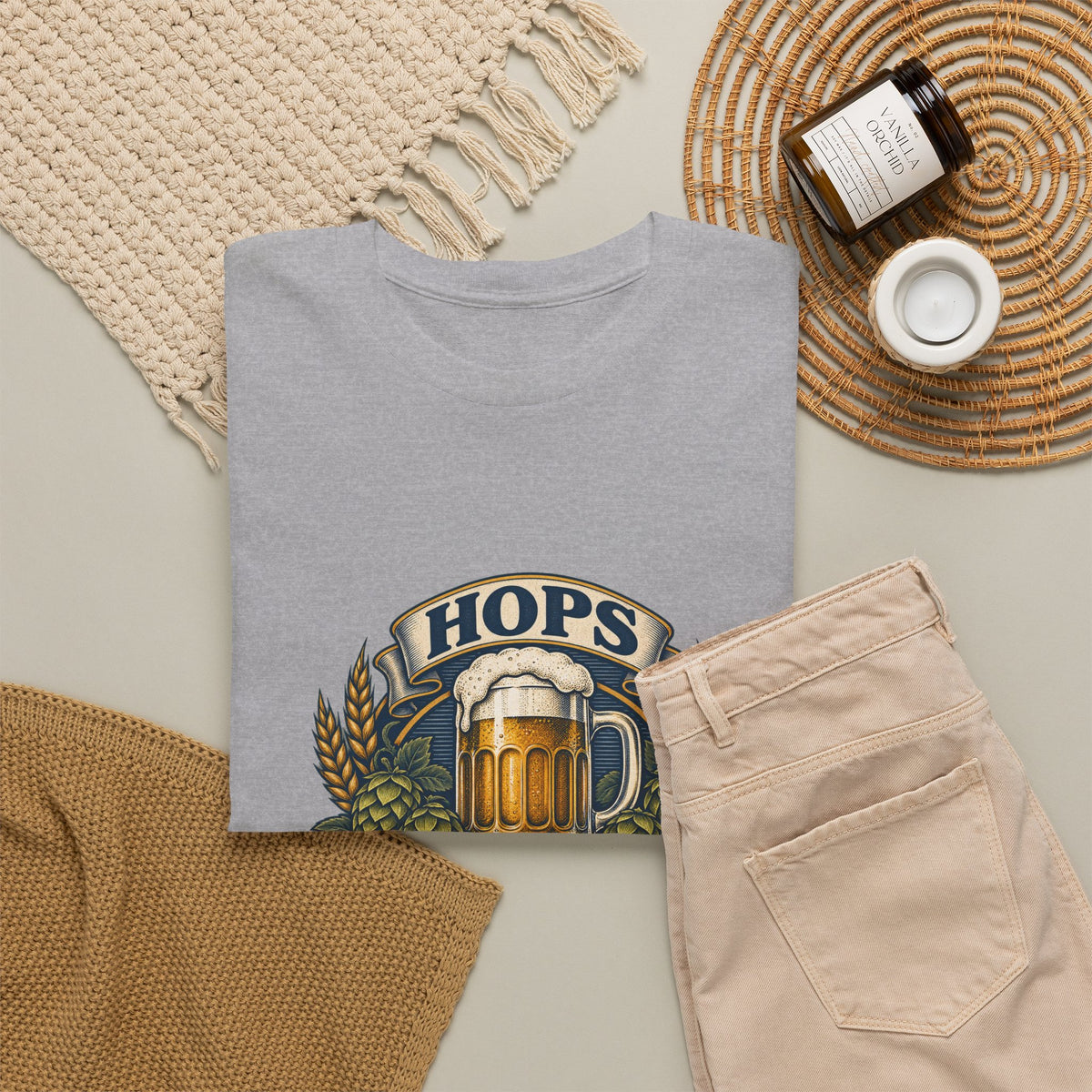Hops Hope And Happy Hour Classic Tee