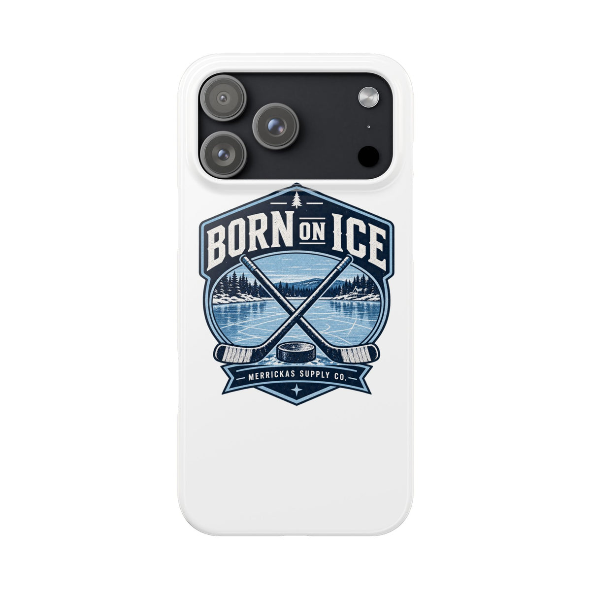 Born On Ice Phone Case