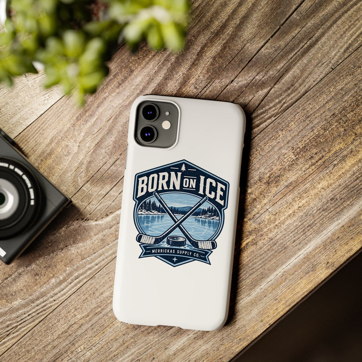 Born On Ice Phone Case