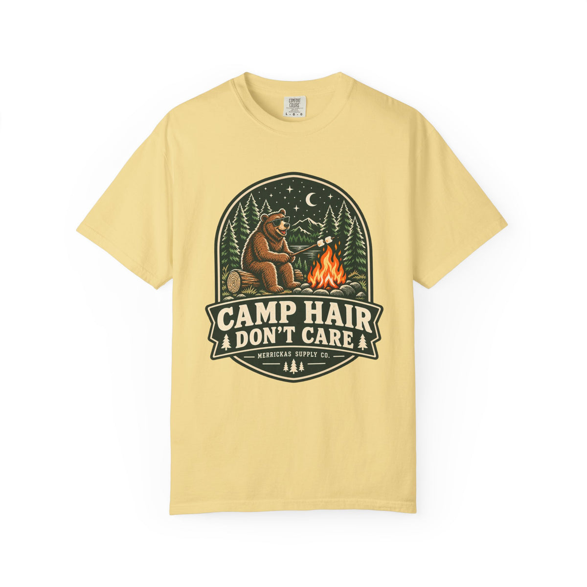Camp Hair Don't Care Garment-Dyed Tee