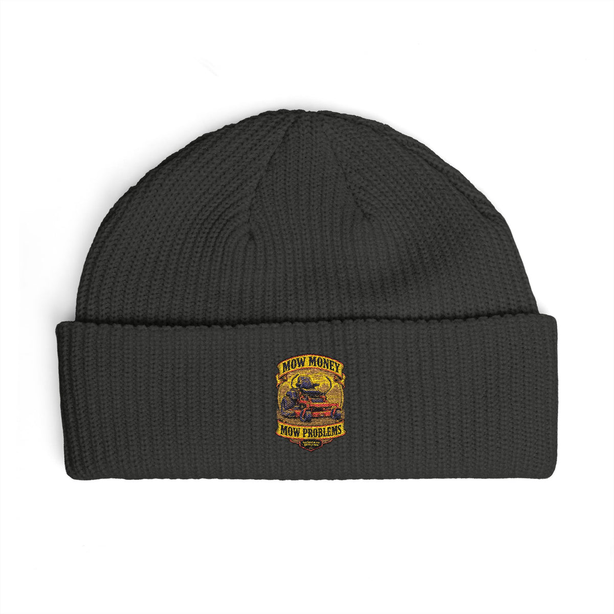 Mow Money Mow Problems Cuff Beanie