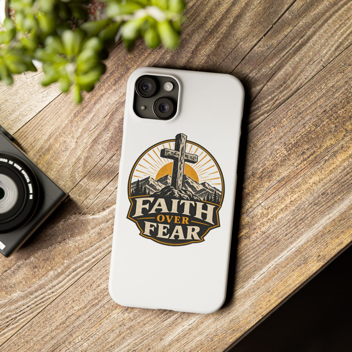 Faith Over Fear Phone Case