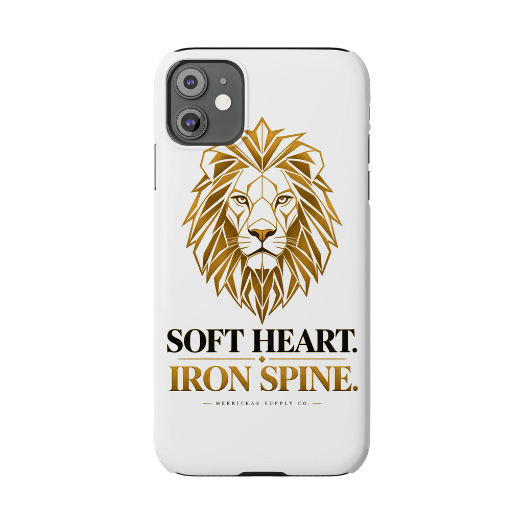 Soft Heart Iron Spine Phone Case