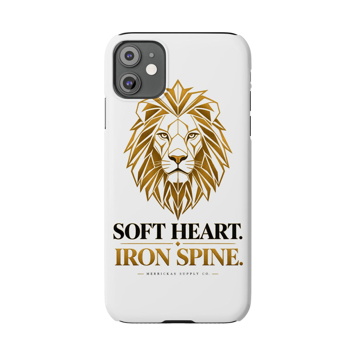 Soft Heart Iron Spine Phone Case