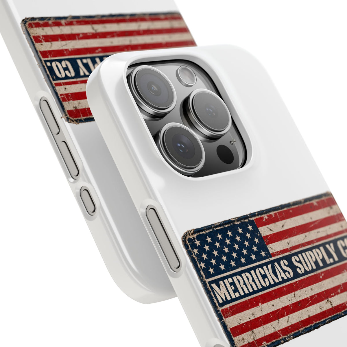 Merrickas American Flag Patch Phone Case