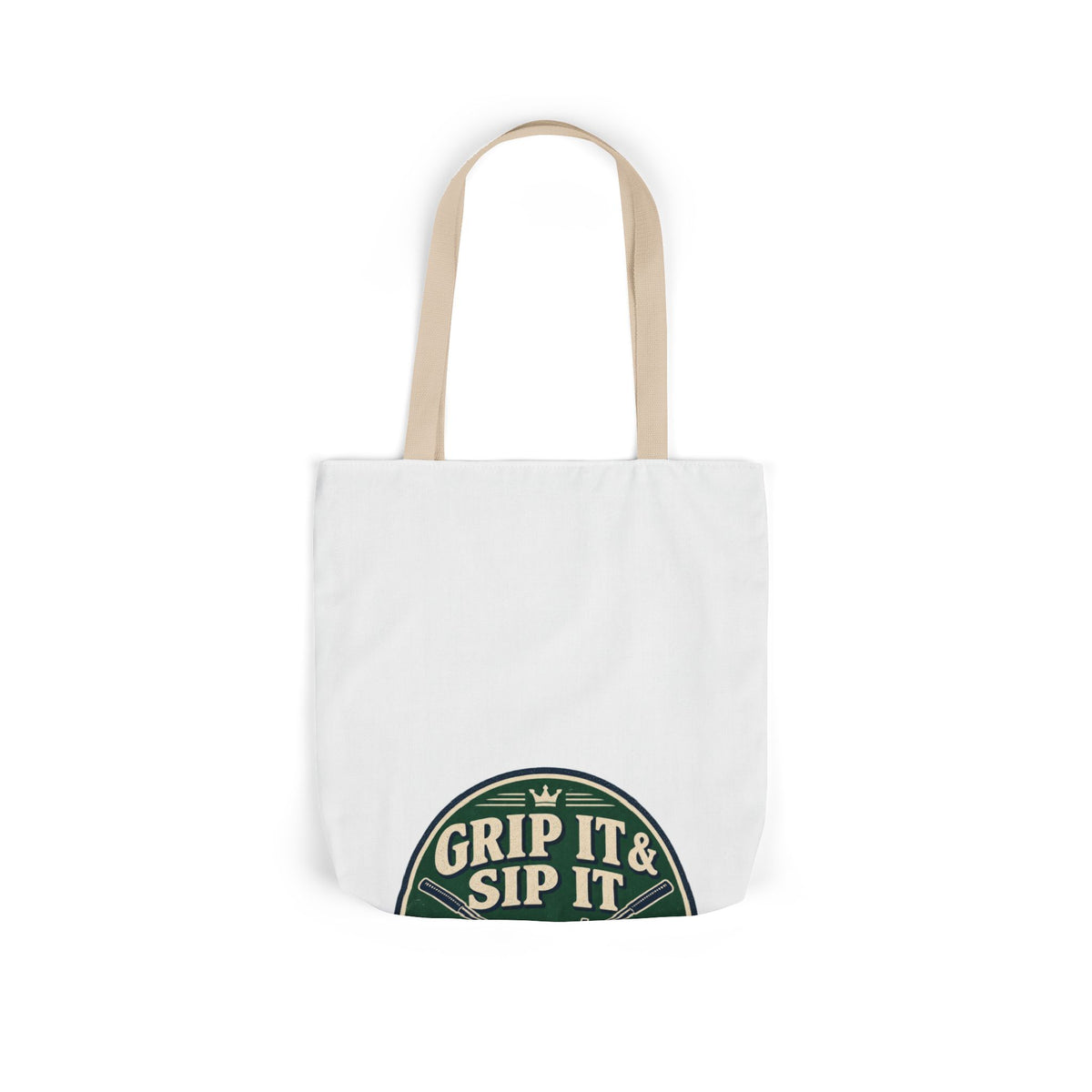 Grip It & Sip It Canvas Wall Art