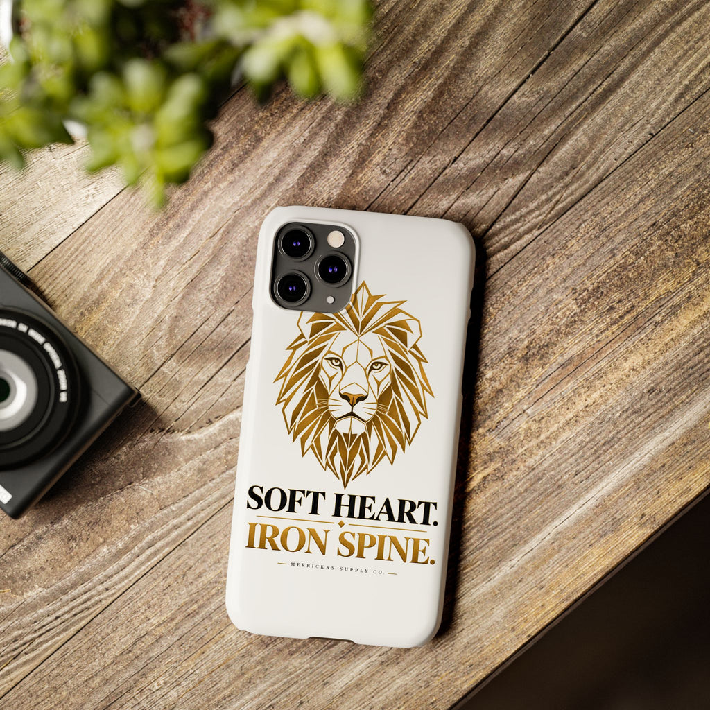 Soft Heart Iron Spine Phone Case