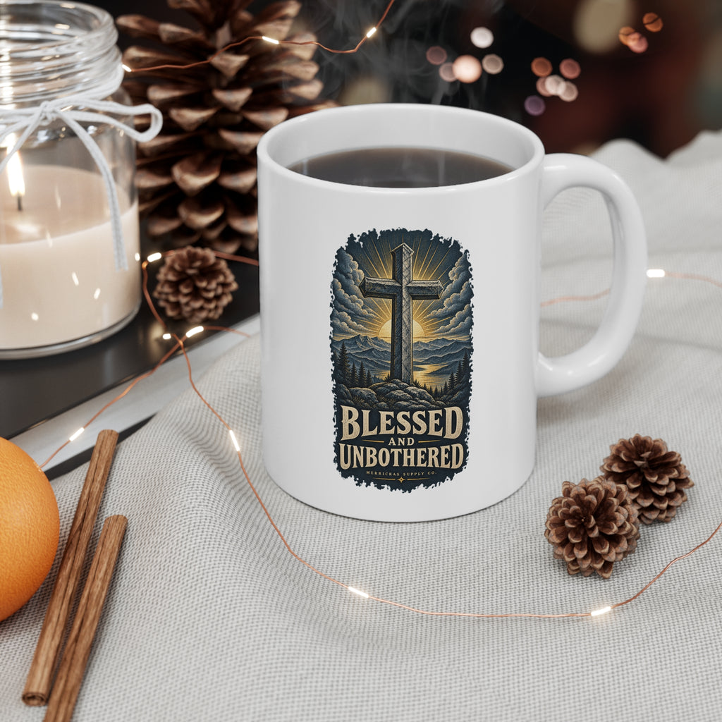 Blessed And Unbothered Coffee Mug 11oz