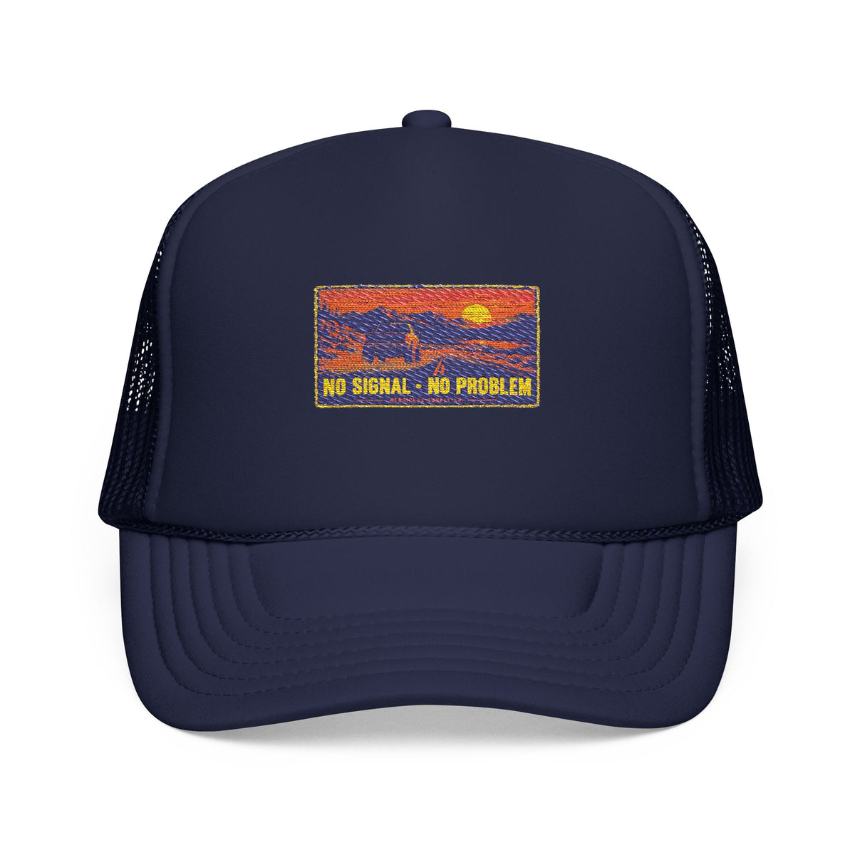 No Signal No Problem Foam Trucker Hat