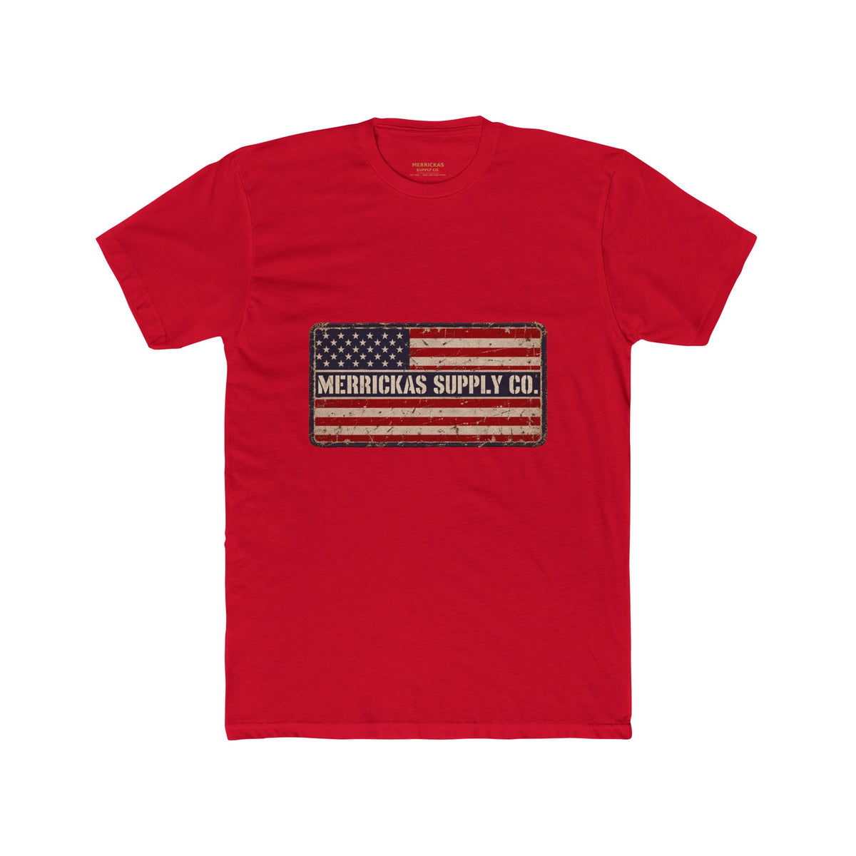 Merrickas American Flag Patch T-Shirt