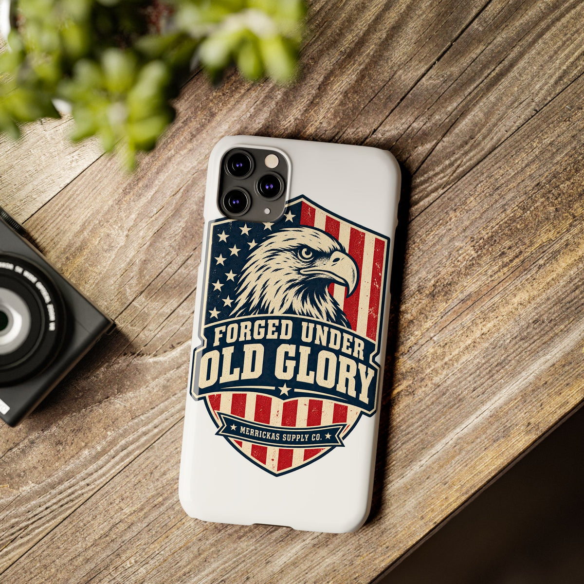 Forged Under Old Glory Phone Case