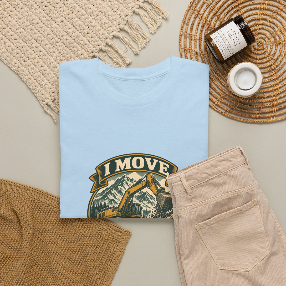 I Move Mountains For A Living Classic Tee