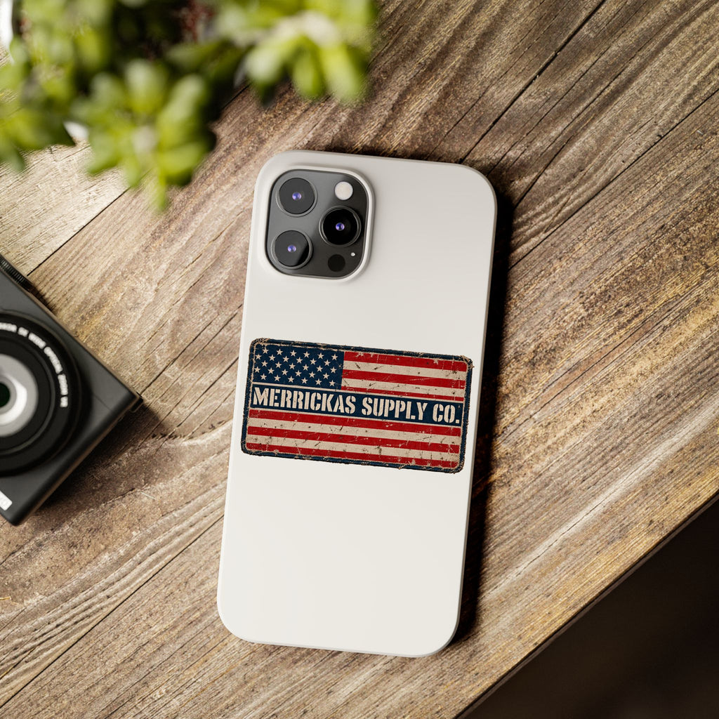 Merrickas American Flag Patch Phone Case