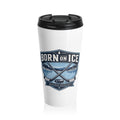 Born On Ice Travel Mug
