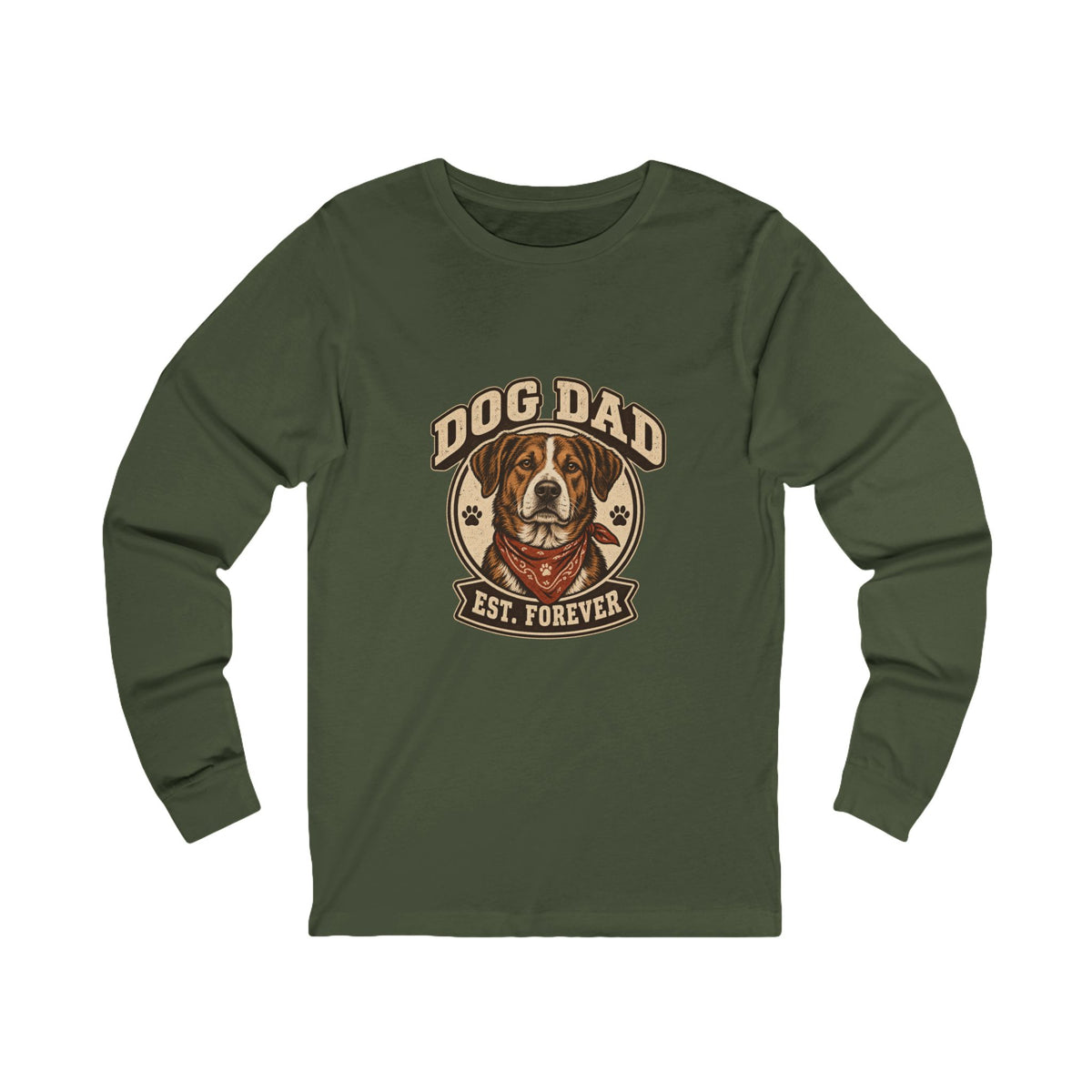 Dog Dad Long Sleeve Tee