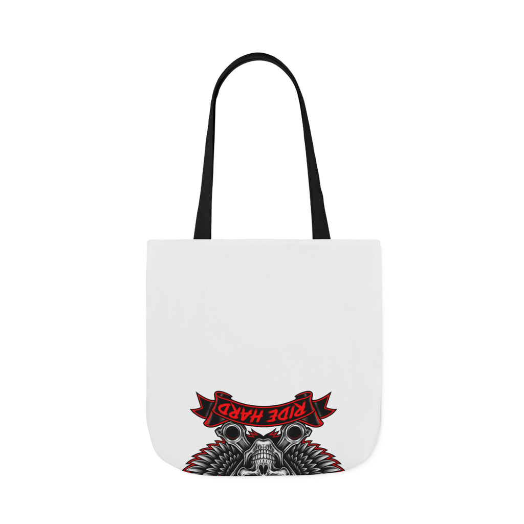 Merrickas Ride Hard Winged Skull Canvas Wall Art