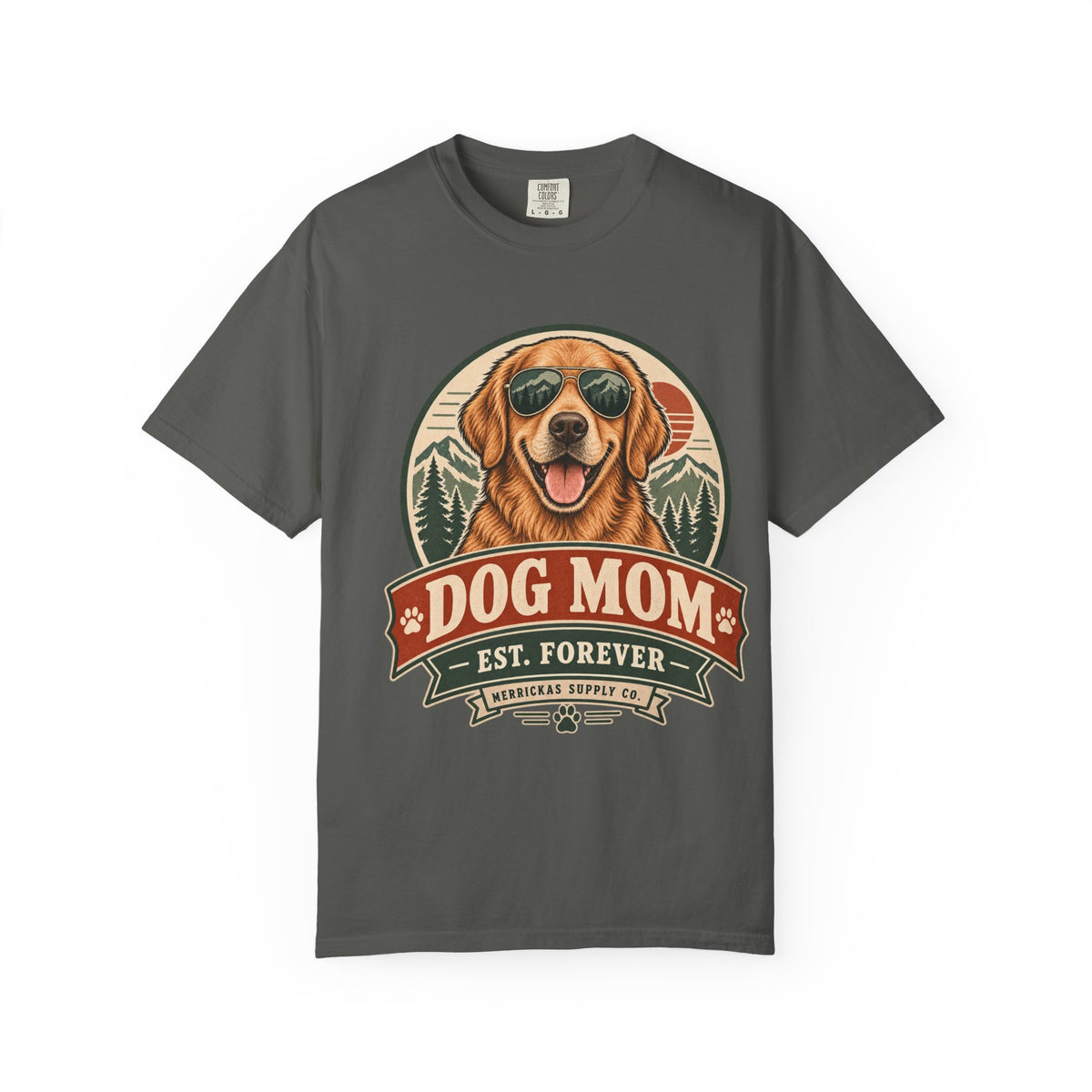 Dog Mom Est. Forever Garment-Dyed Tee
