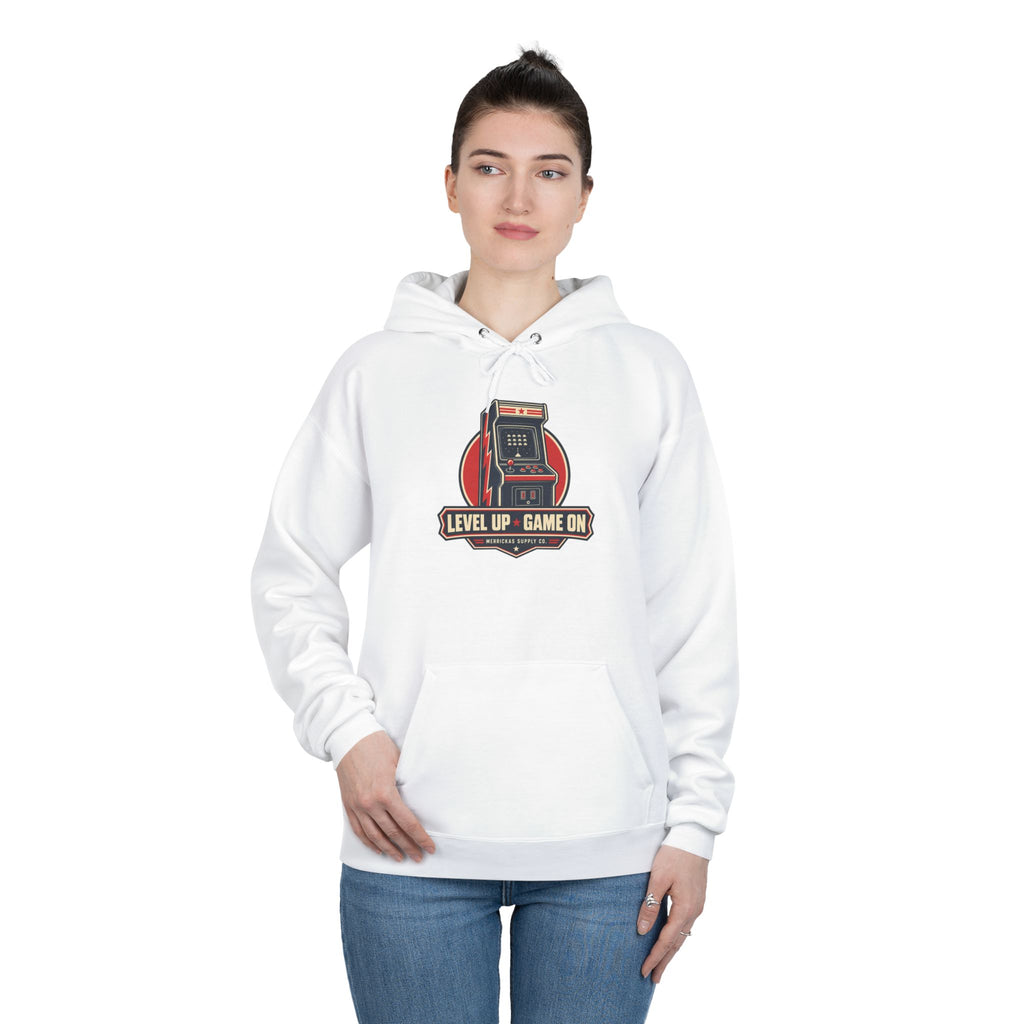 Level Up Game On Heavyweight Hoodie