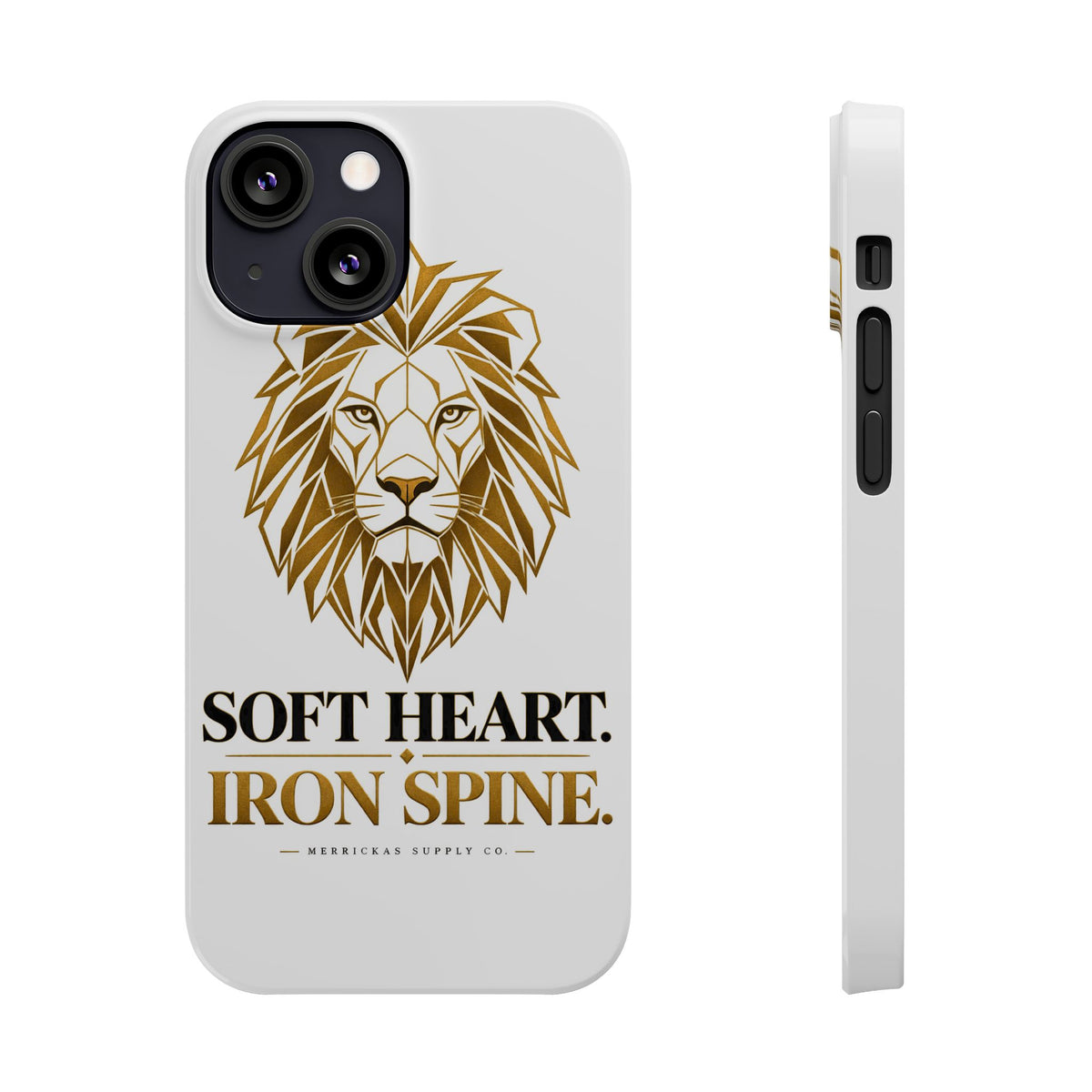 Soft Heart Iron Spine Phone Case