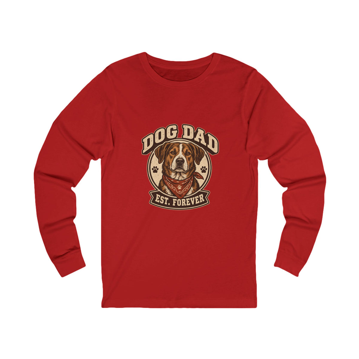 Dog Dad Long Sleeve Tee