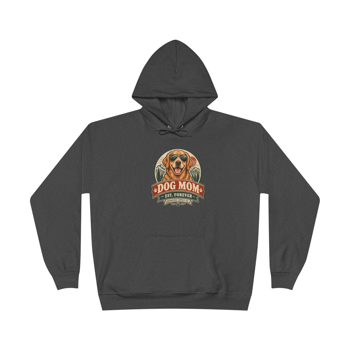 Dog Mom Est. Forever Heavyweight Hoodie