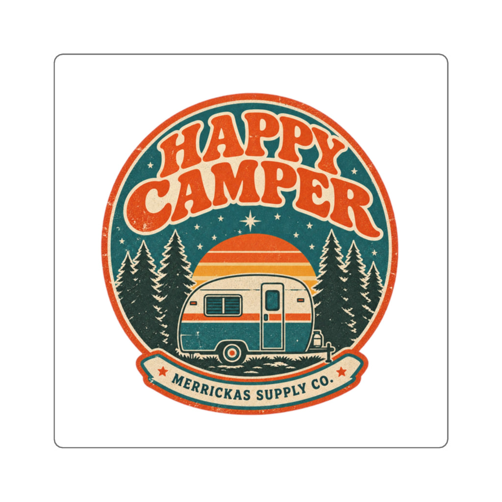 Happy Camper Sticker
