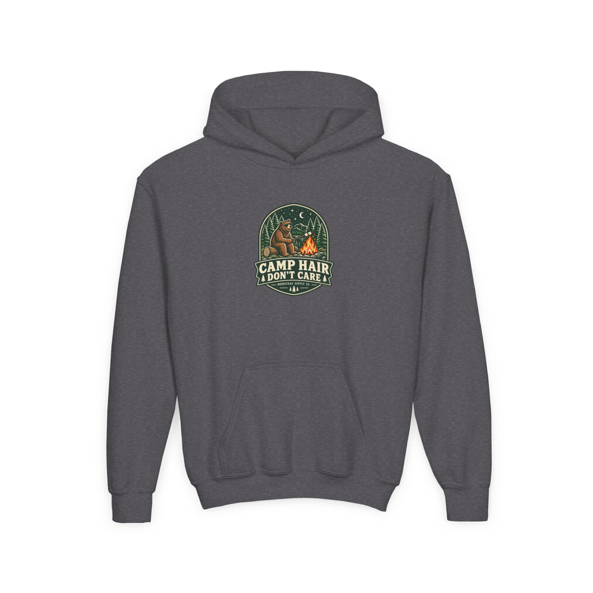 Camp Hair Don't Care Youth Hoodie