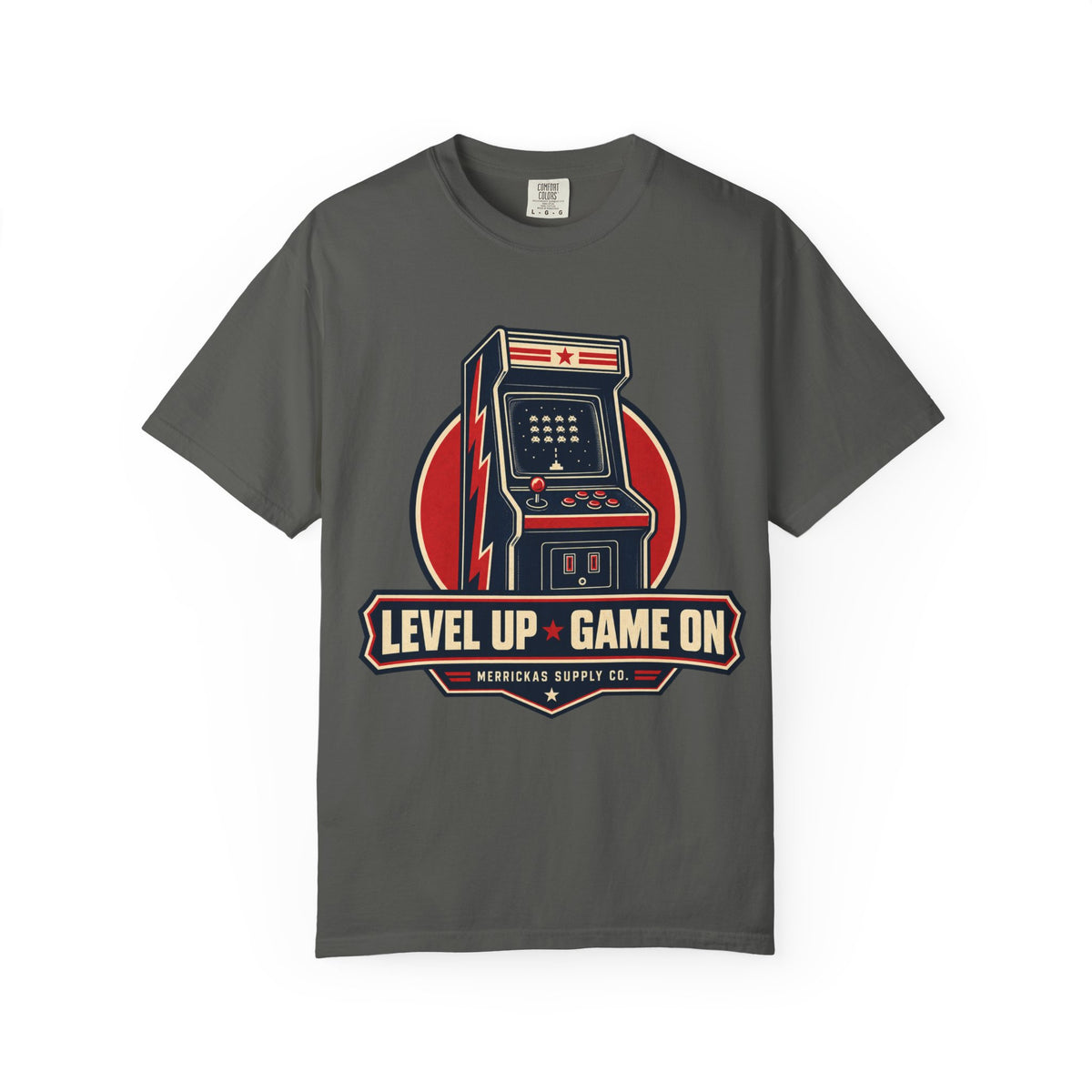Level Up Game On Garment-Dyed Tee