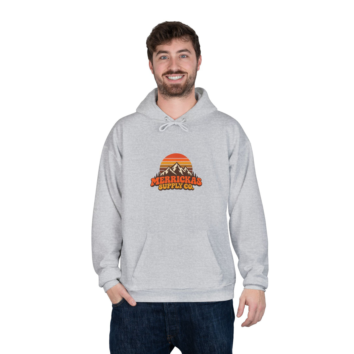 Merrickas Retro Sunset Mountain Hoodie
