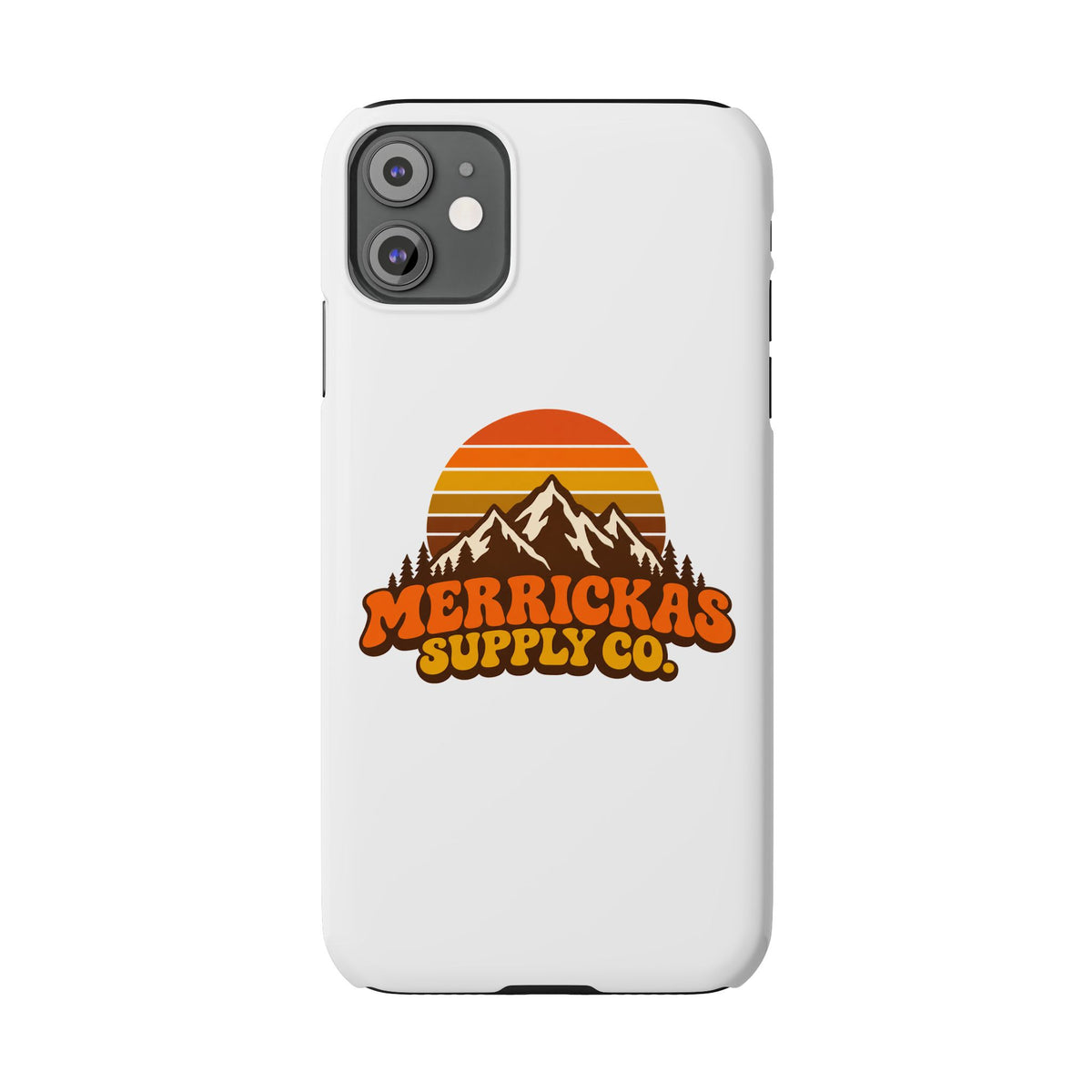 Merrickas Retro Sunset Mountain Phone Case