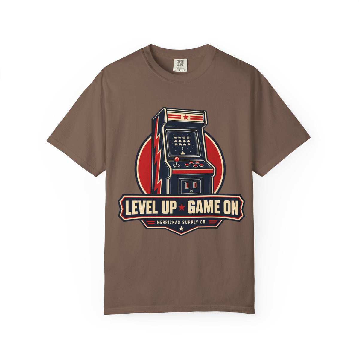Level Up Game On Garment-Dyed Tee