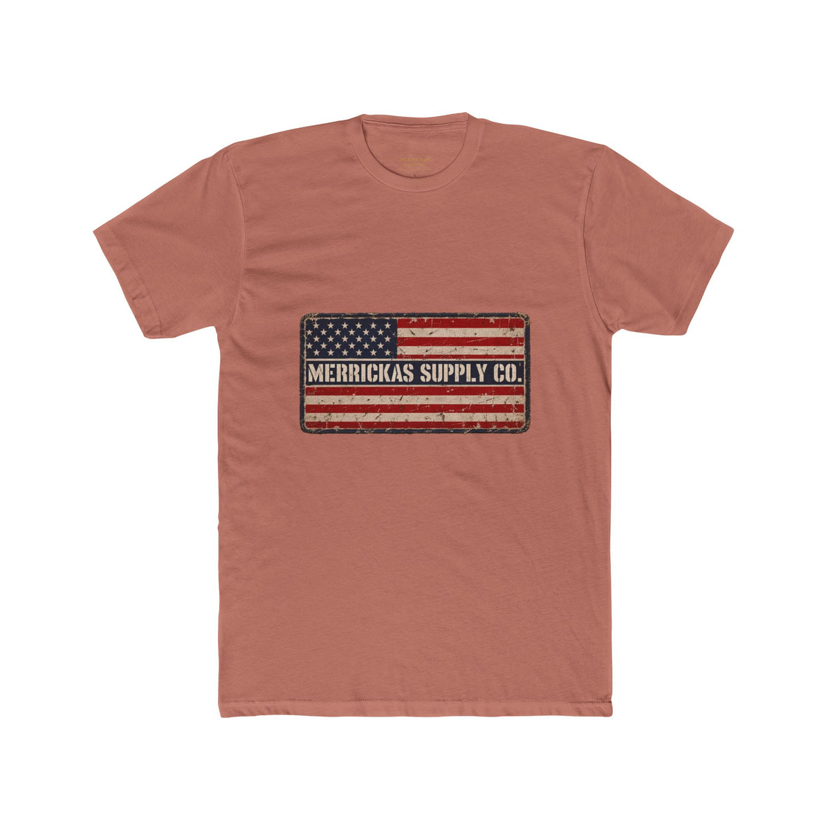 Merrickas American Flag Patch T-Shirt