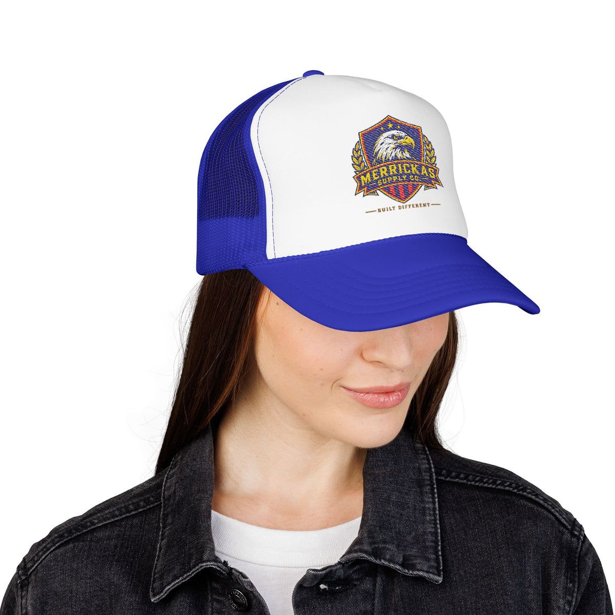 Merrickas Heritage Shield Foam Trucker Hat