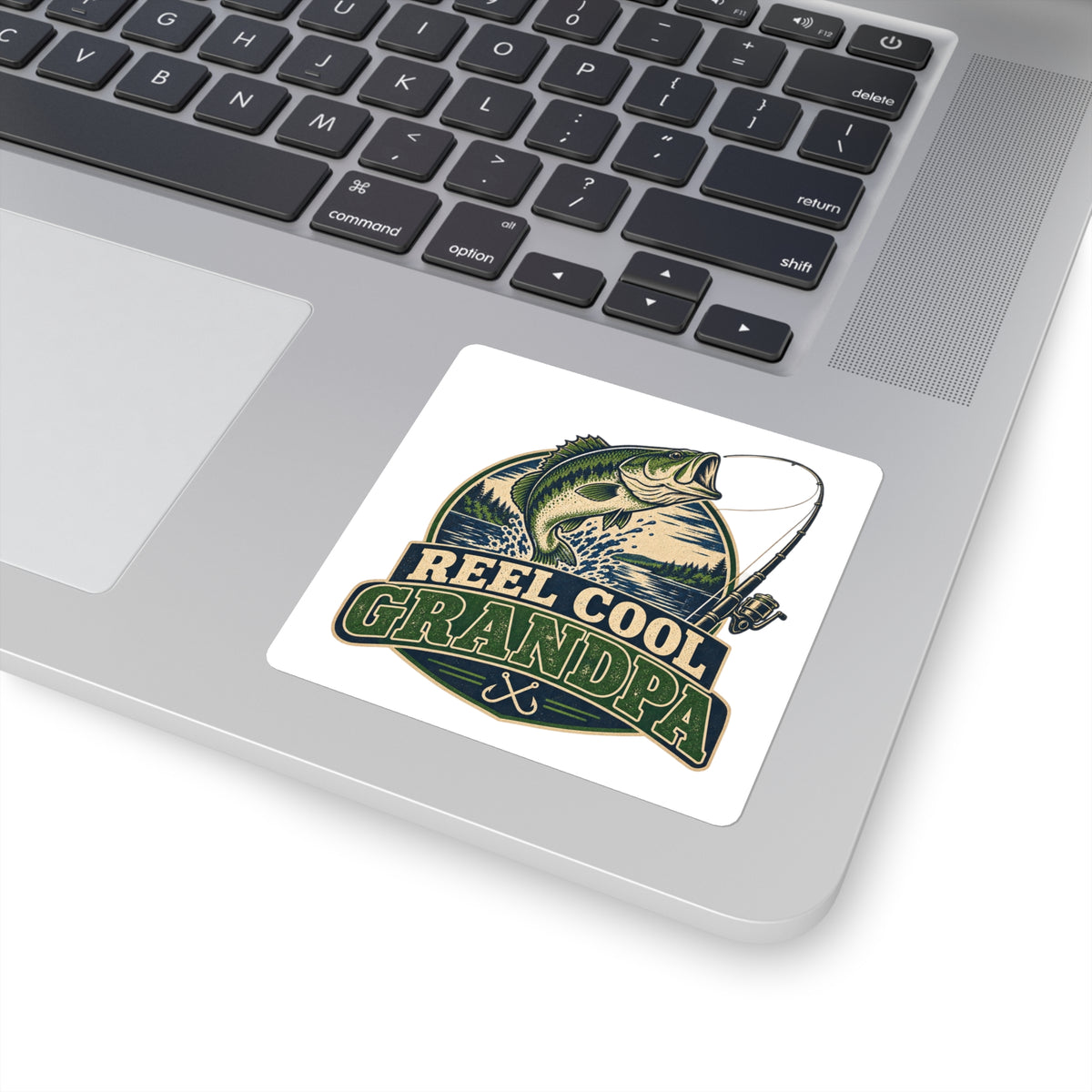 Reel Cool Grandpa Sticker