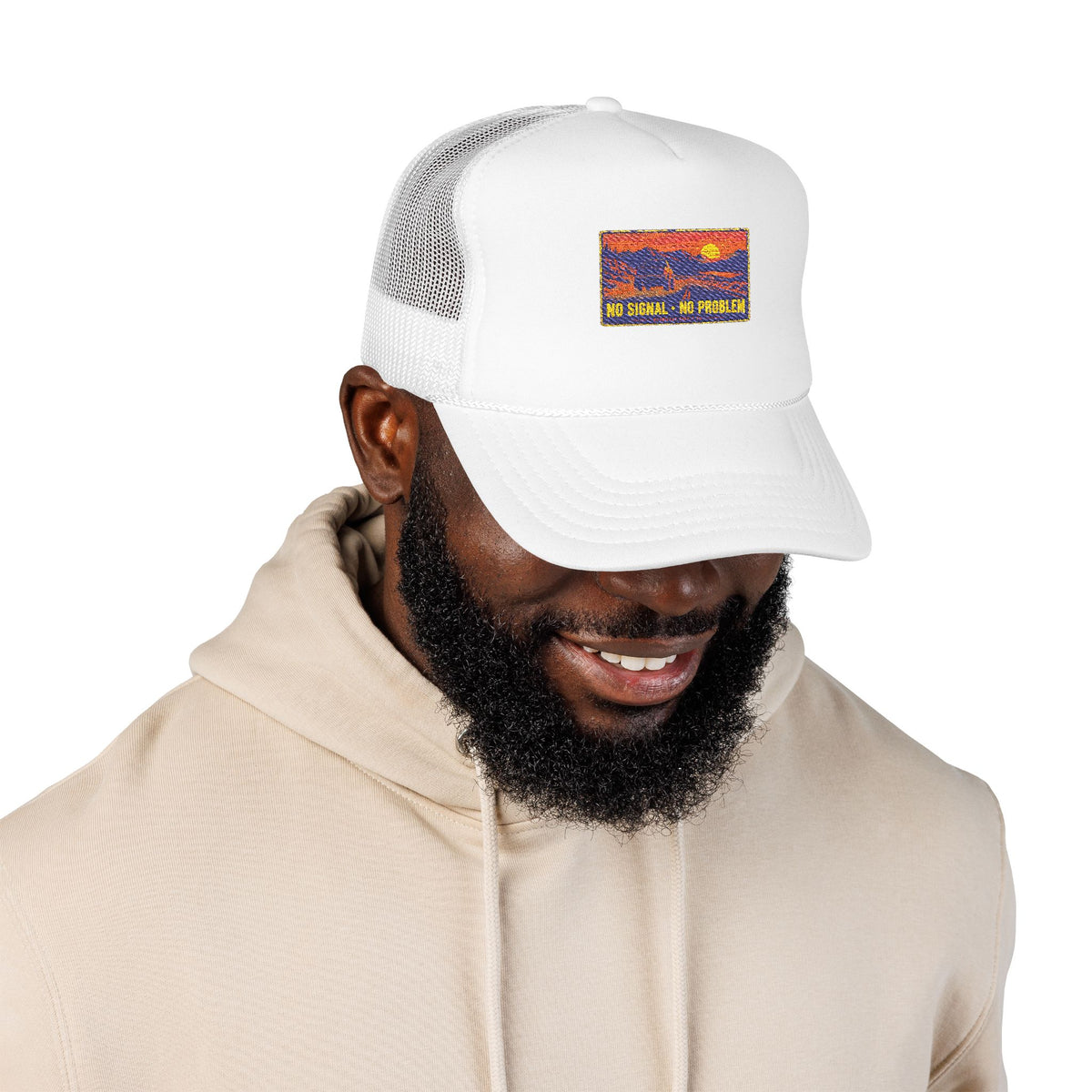 No Signal No Problem Foam Trucker Hat