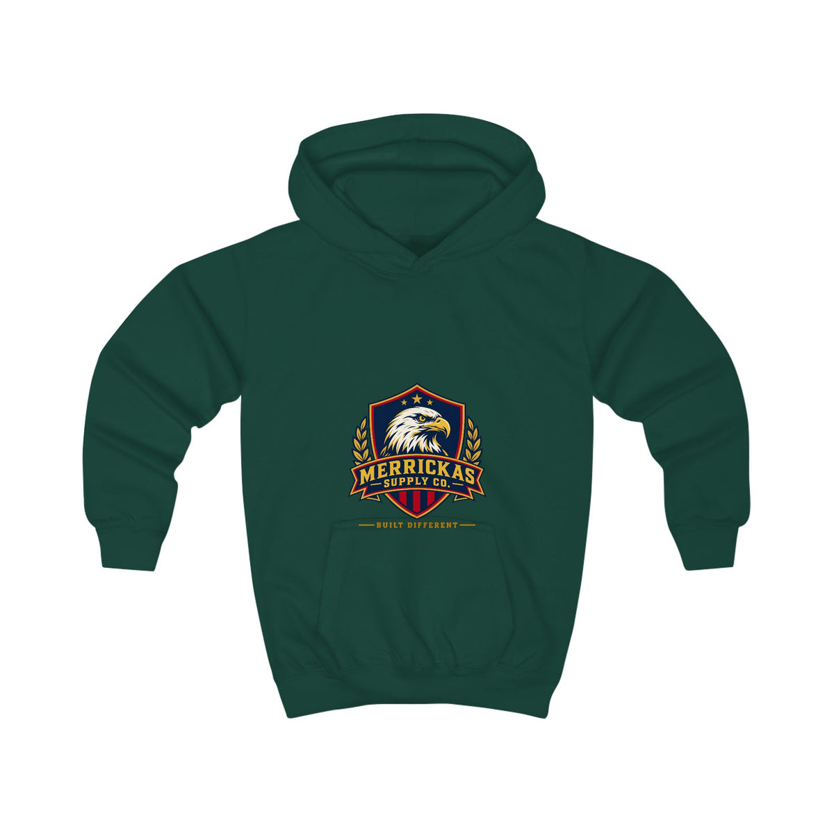 Merrickas Eagle Shield Crest Kids' Hoodie