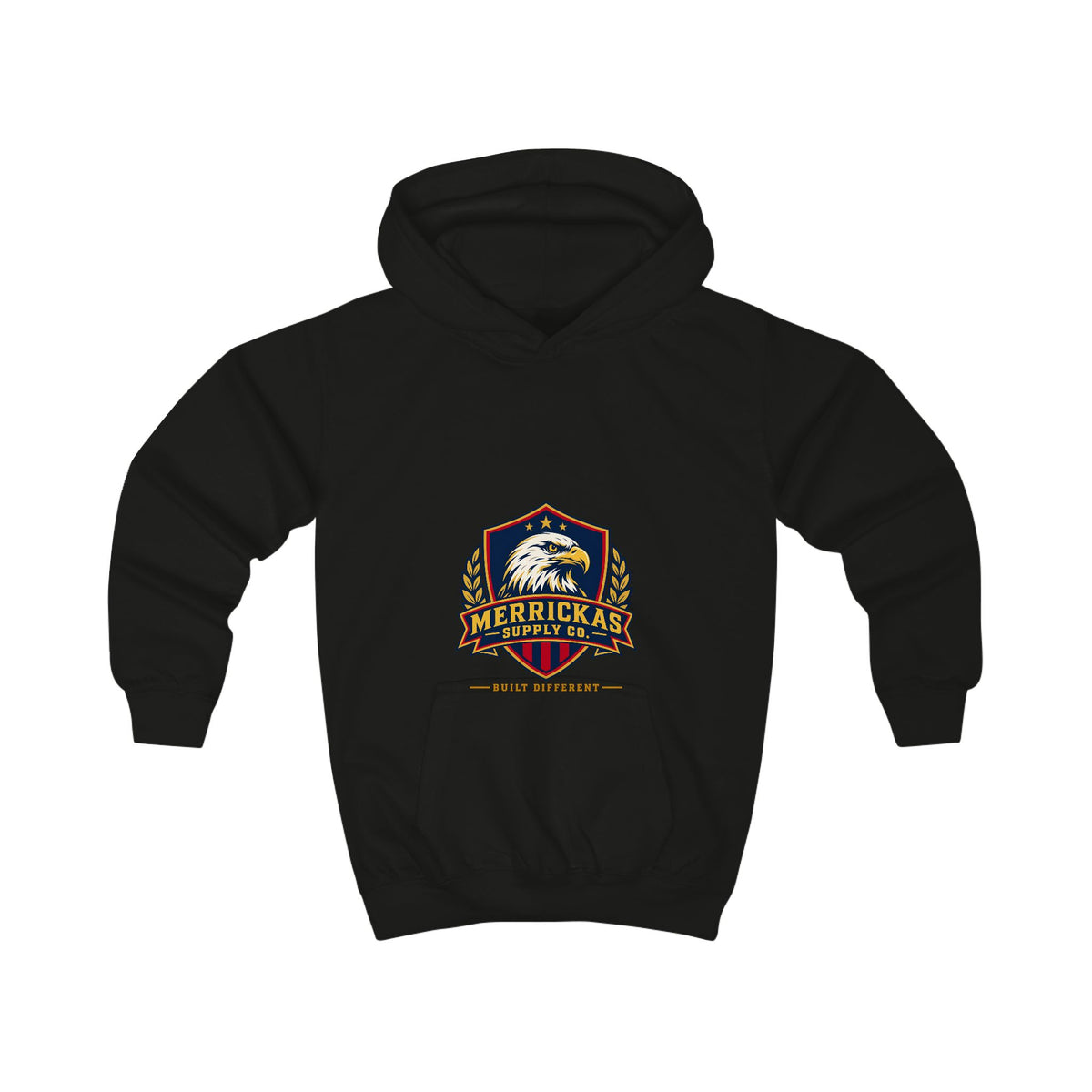 Merrickas Eagle Shield Crest Kids' Hoodie